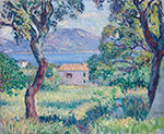 Henri Lebasque View of Esterel, 1907 oil painting reproduction