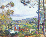 Henri Lebasque View of Saint Tropez oil painting reproduction