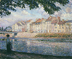 Henri Lebasque Walking by the River oil painting reproduction