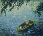 Henri Lebasque Young Girls in a Boat on the Marne oil painting reproduction