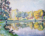 Henri Lebasque Young Woman by the River Eau oil painting reproduction