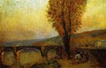 Albert Lebourg Bridge and Rider oil painting reproduction