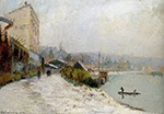 Albert Lebourg Le Pont de Neuilly a Courbevoie, 1890 oil painting reproduction