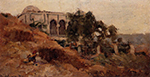 Albert Lebourg Moorish House in Algiers oil painting reproduction