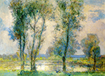 Albert Lebourg Near the Lake, 1909 oil painting reproduction