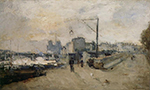 Albert Lebourg Notre Dame de Paris City View 1878 oil painting reproduction