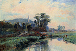 Albert Lebourg The Banks of the Durdent oil painting reproduction
