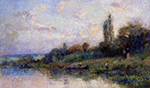 Albert Lebourg The Banks of the Seine oil painting reproduction