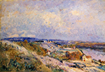 Albert Lebourg The Hills of Herblay in Spring oil painting reproduction