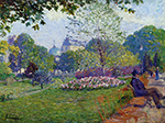 Albert Lebourg The Parc Monceau oil painting reproduction