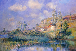Albert Lebourg The Pond at Eysies oil painting reproduction