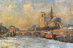 Albert Lebourg The Quay de l'Amiraute in Algiers oil painting reproduction