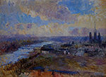 Albert Lebourg The Seine at Rouen 2 oil painting reproduction