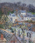 Gustave Loiseau Pont-Aven, Rain oil painting reproduction