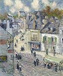 Gustave Loiseau Pont-Aven, the Market, 1923 oil painting reproduction