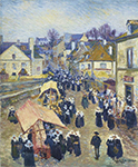 Gustave Loiseau Street at Pont-Aven oil painting reproduction