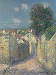 Gustave Loiseau Street in Pontoise oil painting reproduction