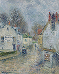 Gustave Loiseau Street of Pontoise, 1914 oil painting reproduction