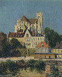Gustave Loiseau The Auxerre Cathedral, 1907 02 oil painting reproduction