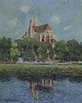 Gustave Loiseau The Auxerre Cathedral, 1907 03 oil painting reproduction