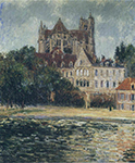 Gustave Loiseau The Auxerre Cathedral oil painting reproduction