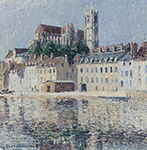 Gustave Loiseau The Cathedral at Auxserre, 1902 oil painting reproduction