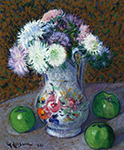 Gustave Loiseau Vase of Flowers, 1921 oil painting reproduction