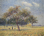 Gustave Loiseau Apple Trees in October, 1898 oil painting reproduction