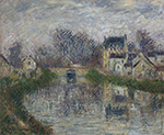 Gustave Loiseau Canal at Moret, 1910 oil painting reproduction