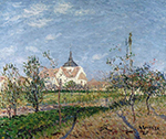 Gustave Loiseau Church of Notre Dame at Vaudreuil 01 oil painting reproduction