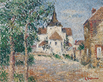 Gustave Loiseau Church of Notre Dame at Vaudreuil 02 oil painting reproduction