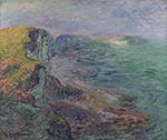 Gustave Loiseau Cliffs at Yport oil painting reproduction