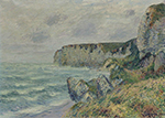 Gustave Loiseau Cliffs of Saint-Jouin, 1908 oil painting reproduction