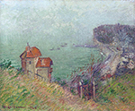 Gustave Loiseau Fecamp - Grey Weather, 1920 oil painting reproduction