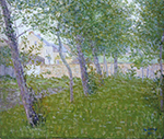 Gustave Loiseau Garden near the House, 1898 oil painting reproduction