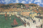 Gustave Loiseau Grand Quay, Fecamp oil painting reproduction