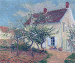Gustave Loiseau House in the Country oil painting reproduction