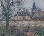 Gustave Loiseau House of Monsieur de Irvy near Vaudreuil oil painting reproduction