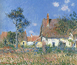 Gustave Loiseau Houses in Normandy, 1913 oil painting reproduction