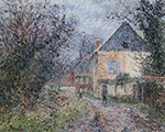Gustave Loiseau Houses near the Eure oil painting reproduction