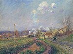 Gustave Loiseau Landscape in Autumn, 1909 oil painting reproduction