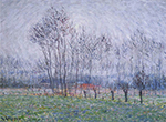 Gustave Loiseau Near Saint-Cyr, 1895 oil painting reproduction