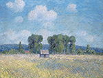 Gustave Loiseau Near Saint-Cyr-du-Vaudreuil, 1902 oil painting reproduction