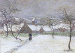 Gustave Loiseau Path in the Snow oil painting reproduction
