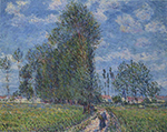 Gustave Loiseau Path near Saint-Cyr-du-Vaudreuil, 1800 oil painting reproduction