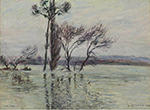 Gustave Loiseau Point Ile Submerged, 1910 oil painting reproduction