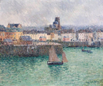 Gustave Loiseau Port of Dieppe 02 oil painting reproduction