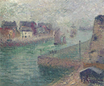 Gustave Loiseau Port of Dieppe in Fog oil painting reproduction