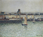 Gustave Loiseau Port of Dieppe, 1903 oil painting reproduction