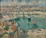 Gustave Loiseau Port of Dieppe, 1926 oil painting reproduction